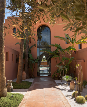 L'entrée de la Villa Jardin Nomade Marrakech
